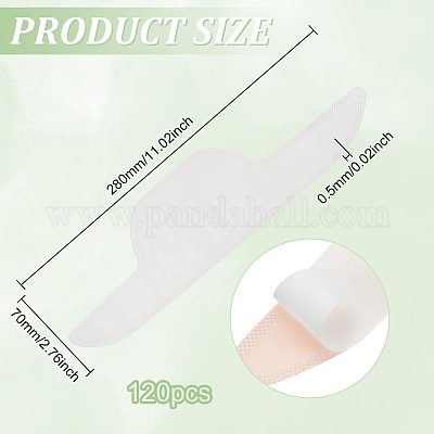 Нетканые одноразовые прокладки для воротника AJEW-WH0471-93-1