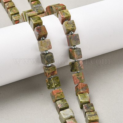 Природные Unakite бисер нитей G-D338-A14-1