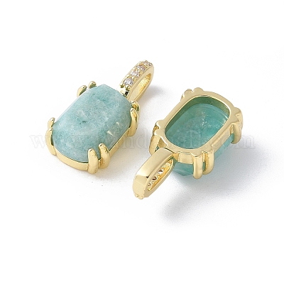 Природные подвески амазонит KK-F892-31G-01-1