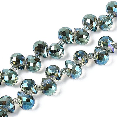 Прозрачные стеклянные бусины GLAA-T006-14A-1