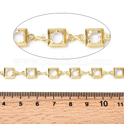 Латунные цепочки с квадратными звеньями CHC-H114-02G-02-1