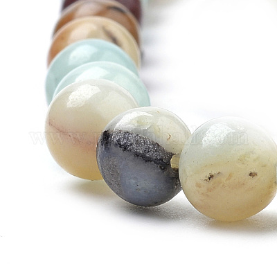 Натуральный цветок амазонитовые бусины пряди X-G-S259-13-6mm-1