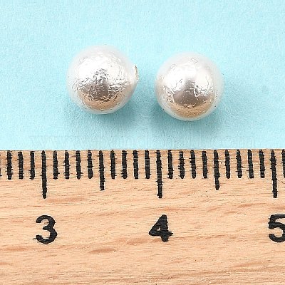 Гальванизированные бусины из ракушек-жемчужин BSHE-K016-6mm-1