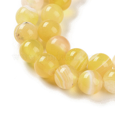 Натуральные полосатые агатовые / полосатые агатовые бусинки G-Z060-A01-B20-1