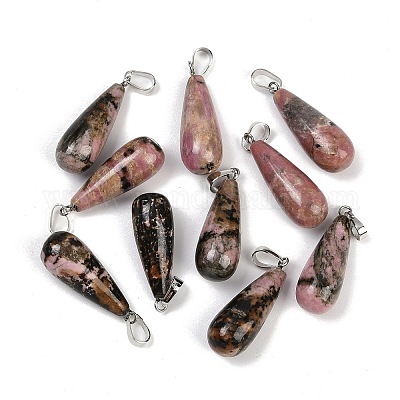 Природные подвески родонит G-G804-A11-1