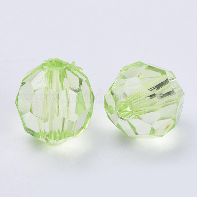 Прозрачные акриловые бусины&nbsp;TACR-Q257-6mm-V32-1