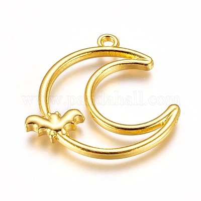 Подвески из цинкового сплава с открытой спиной PALLOY-D199-24G-1