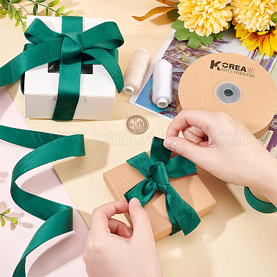 Двухсторонняя бархатная лента SRIB-WH0011-058B-1