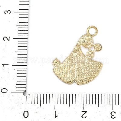 Эмали сплава с стразами подвески&nbsp;FIND-Z070-07G-01-1