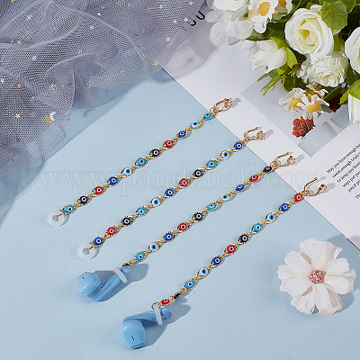 4 шт. серьги-каффы из латуни с микропаве из прозрачного кубического циркония HJEW-DR00200-1