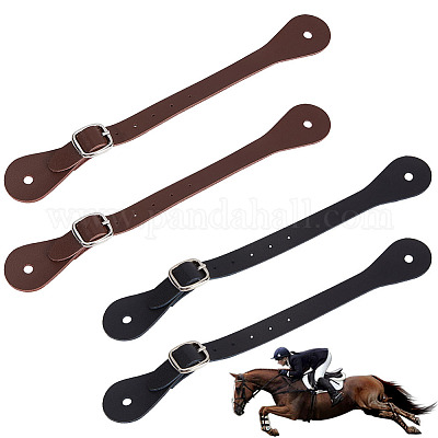 4 комплект ремней для шпор из кожи двух цветов FIND-OC0003-55-1