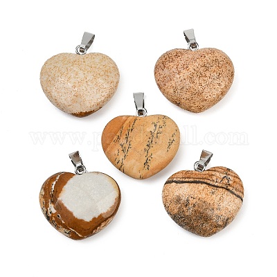 Естественного изображения яшмы подвески G-A281-02P-10-1