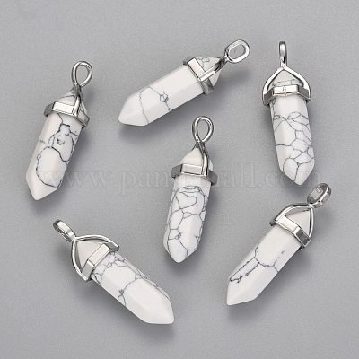 Подвески из синтетического говлита G-F295-03C-1