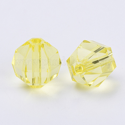 Прозрачные акриловые бусины&nbsp;TACR-Q256-8mm-V21-1