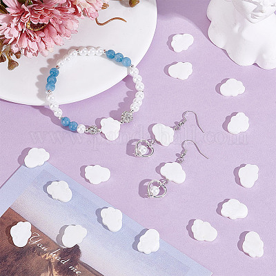 24 шт. резные бусины из натуральных пресноводных ракушек BSHE-NB0001-36-1