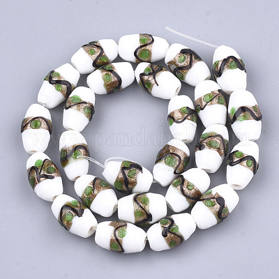 Бусины ручной работы бусины золотого песка LAMP-T006-01J-1