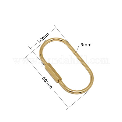 Латунные брелоки с карабином KK-ZX025-62C-1