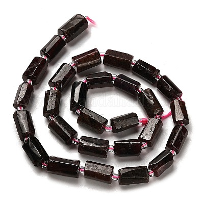 Гранат природный бисер нитей G-K245-I18-01-1