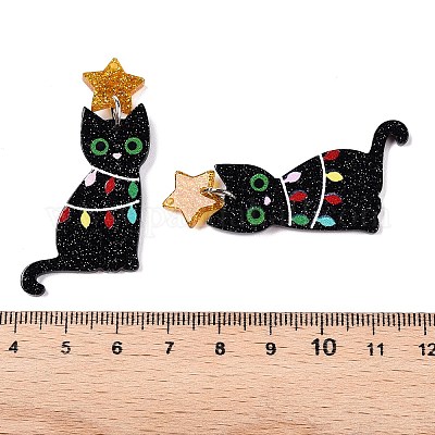 Акриловые подвески на рождество SACR-P023-B02-1