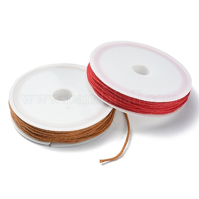 8 рулон 8 цвета вощеных хлопковых шнуров YC-YW0001-04-1