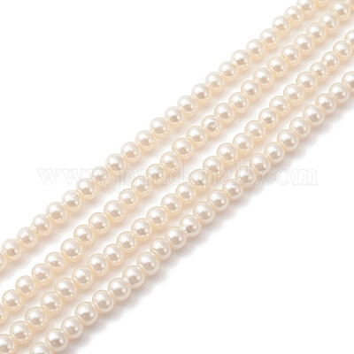 Стеклянные жемчужные бусины HY-YW0001-07-1