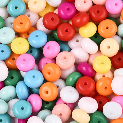 200 шт. непрозрачные стеклянные бусины для выпечки SEED-PA0001-01F-1