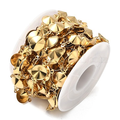 Цепочки из нержавеющей стали 304 со стразами CHS-K023-08B-G-1