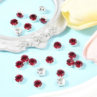 Preciosa® maxima crystal в пришивной чашке X-PRC-SS39-90110-S-1