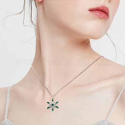 6шт 3 стильные латунные подвески с кубическим цирконием ZIRC-SZ0001-80P-1