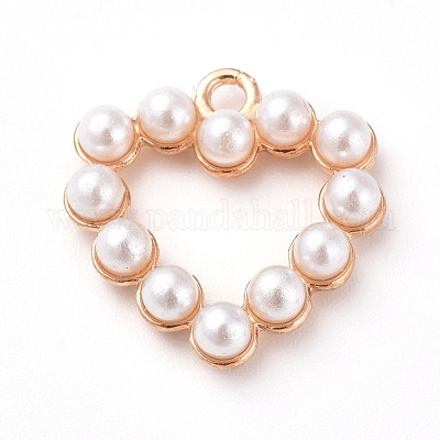 Подвески из искусственного жемчуга PALLOY-WH0068-36G-1