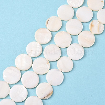 Бусины из натуральных пресноводных ракушек S00C20W3-1