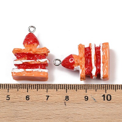 Подвески из непрозрачной смолы RESI-F061-04-1