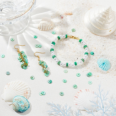 150шт натуральные пресноводные бусины из ракушек SHEL-AR0001-09-1