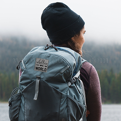 Бирки для одежды из искусственной кожи AJEW-WH0509-002-1