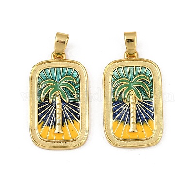 Латунь эмаль подвески KK-L190-010G-02-1