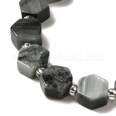 Натуральный орлиный глаз бусы G-P534-A14-02-1