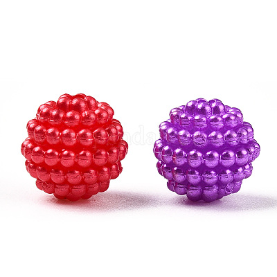 Пластиковые бусины abs&nbsp;KY-T041-02-10MM-B-1