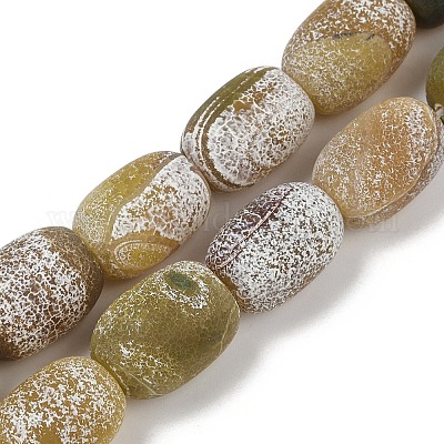 Естественные выветрившиеся агатовые бусины G-NH0047-B06-02-1