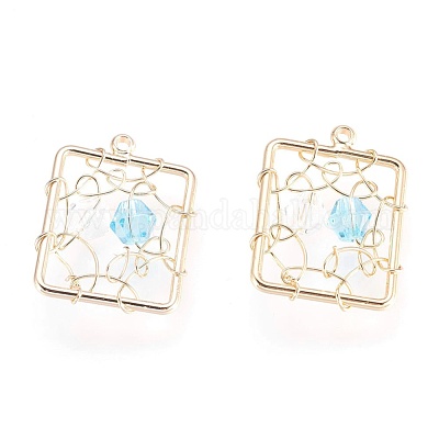 Латунные подвески&nbsp;KK-F755-25G-NF-1