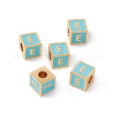 Стойки покрытие латунь эмаль бисер KK-B060-04G-06E-1