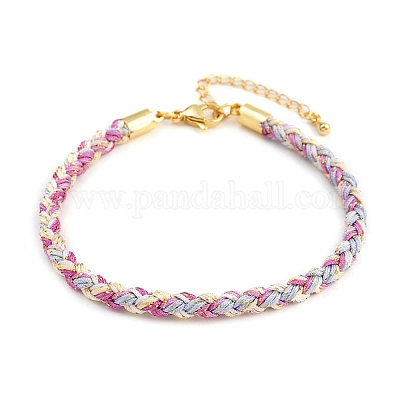 Браслеты из плетеного нейлонового шнура толщиной 4 мм FIND-A057-01G-16-1