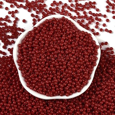 Непрозрачные акриловые бусины SACR-A007-01B-15-1