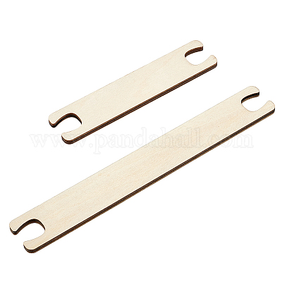 2 шт. челноки для фриволите из фанеры WOOD-WH0134-12-1