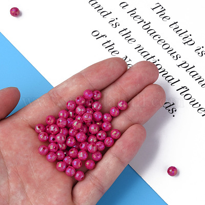 Непрозрачные акриловые бусины MACR-S371-135-I02-1