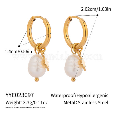 Крюк из нержавеющей стали серьги ZU9248-7-1