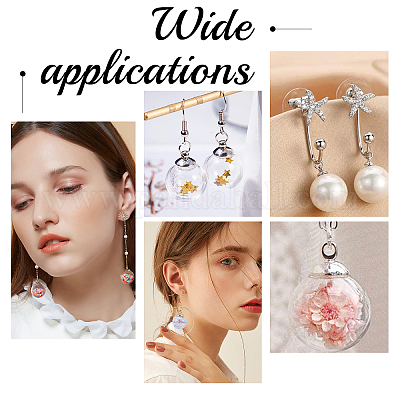 40 шт. 4-х стилевая стойка с покрытием из латуни с бусинами для подвески KK-SC0002-51-1