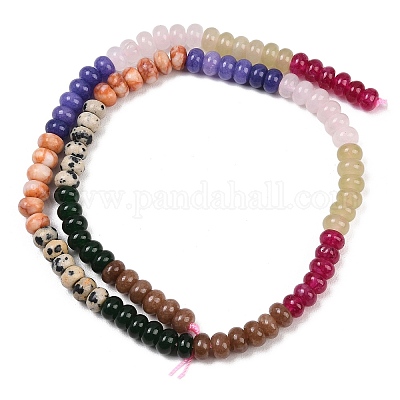 Нити из натурального красного сетчатого камня&nbsp;G-Z135-C04-1