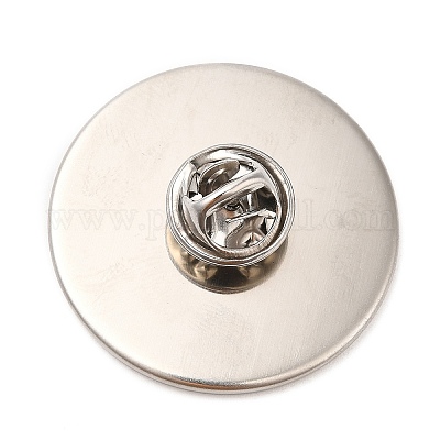 Фурнитура для броши из нержавеющей стали 304 STAS-R123-17F-P-1