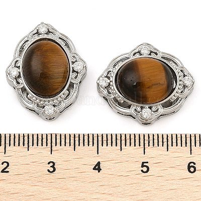 Естественные тигровые глазные многожильные звенья KK-M304-04P-05-1