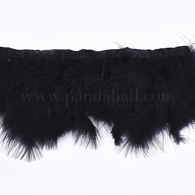 Обрезка бахромы из индюшатых перьев FIND-T037-03A-1